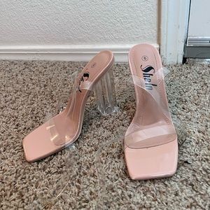 Clear Shein heels